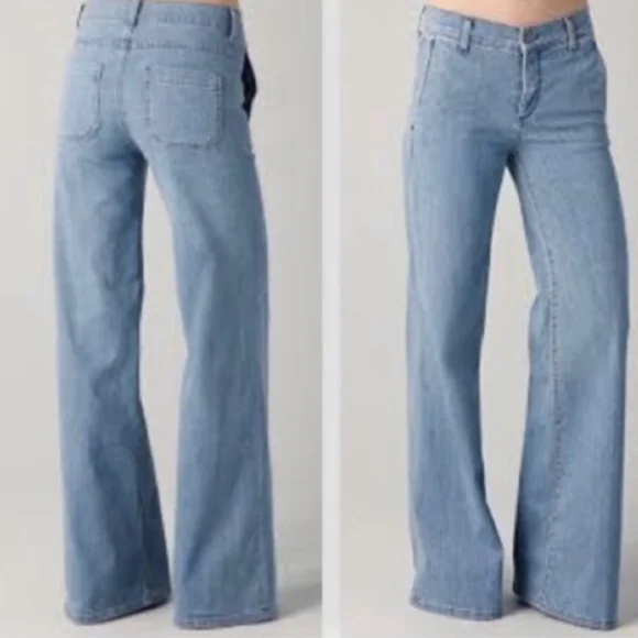 VINCE fonda trouser jeans sky 4 (K7) - Picture 3 of 11